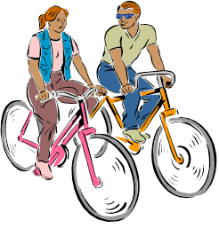  Couple cycling